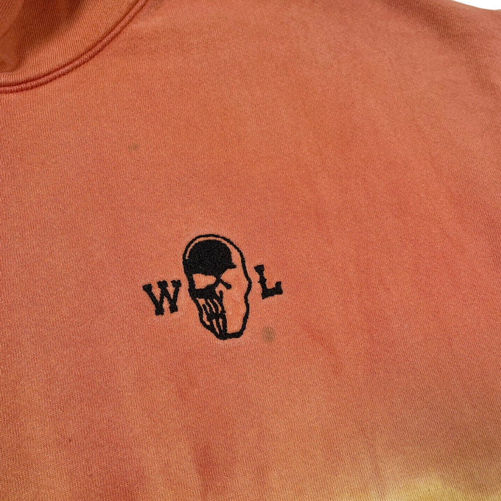 Warren Lotas Aren't Worth Fighting Hooded Sweatshirt Alt Orange Pre-Owned - Image 4