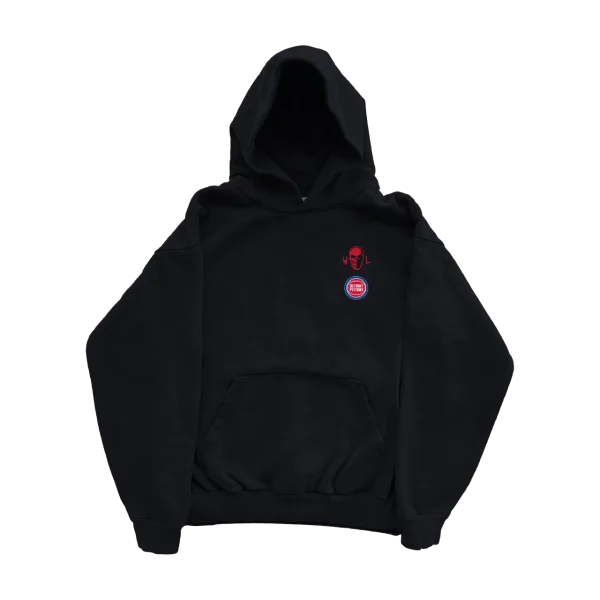 Detroit Horsepower Hoodie – Black - Image 2