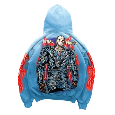 Final Friday Hoodie Sunfaded Blue