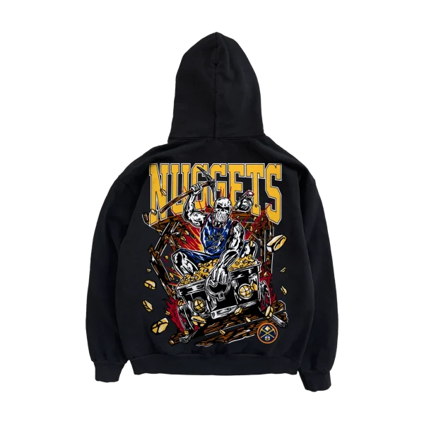 Warren Lotas Nuggets Gold Fury Hoodie