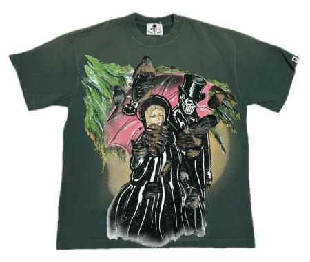 Warren Lotas Snow Romance Shirt – Green