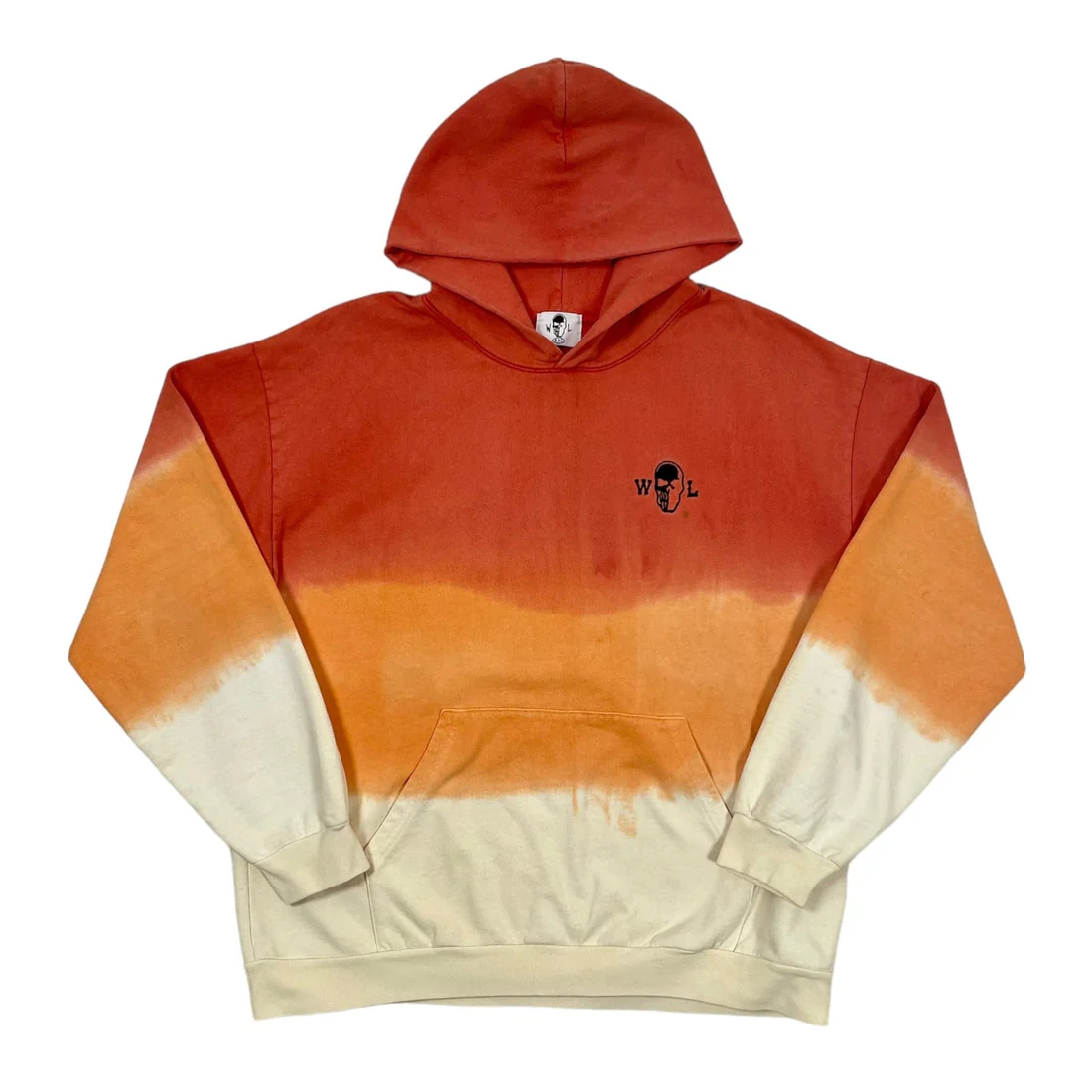 Warren Lotas Aren't Worth Fighting Hooded Sweatshirt Alt Orange Pre-Owned - Image 2